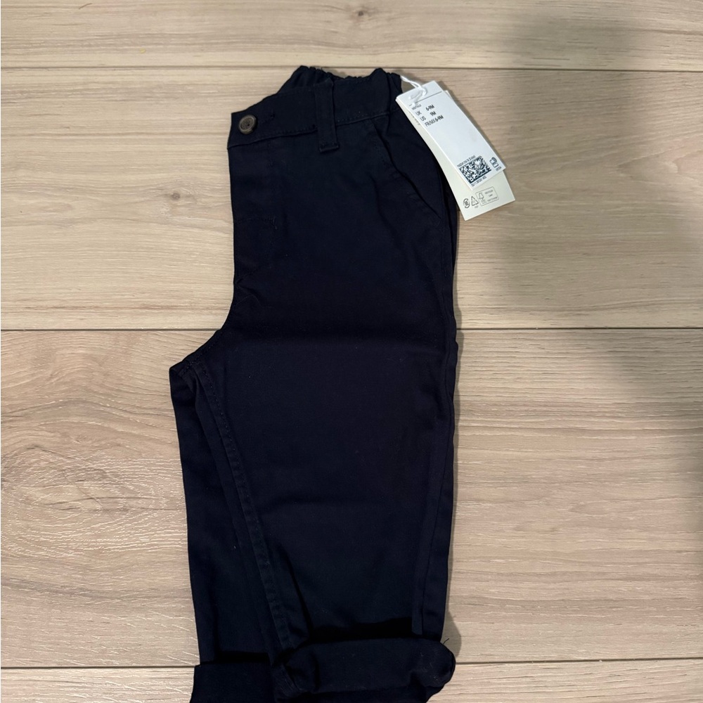 NWT H&M Baby boy chinos- navy